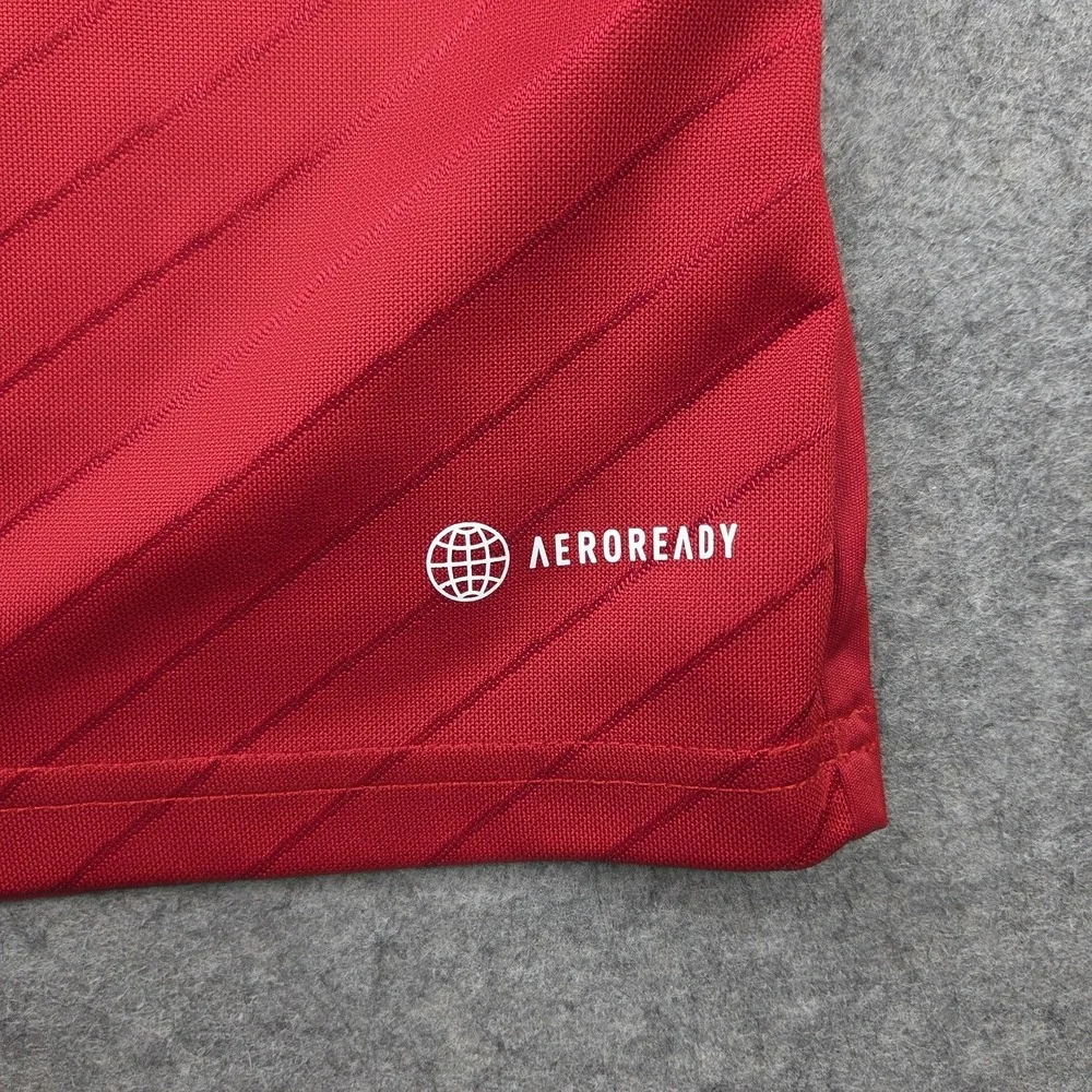 Chicago Edge Jersey Boys Medium Red Soccer Football Adidas AEROREADY 71 Slim Fit